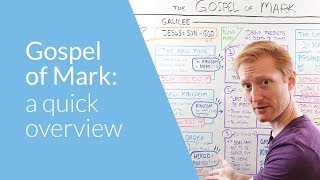 Gospel of Mark a Quick Overview  Whiteboard Bible Study [upl. by Assyli187]