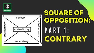 Square of Opposition Part 1 Contrary [upl. by Yrreb550]