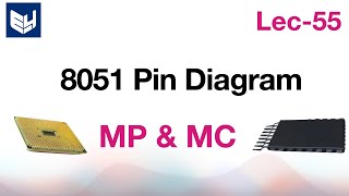 8051 pin diagram  micro controller   MPMC  Lec55  Bhanu Priya [upl. by Rundgren946]