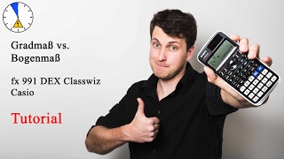 9 Umschalten zwischen Gradmaß und Bogenmaß  Tutorial  Casio fx 991 DEX Classwiz ET5M [upl. by Jer]