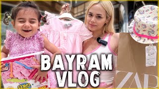 BAYRAM ALIŞVERİŞİ YAPTIK  Vlog OykuKarta [upl. by Asiuol429]