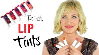 Nivea Fruit Tinted Lip Shine Balms SWATCHES TRY ON amp REVIEW [upl. by Enrichetta]