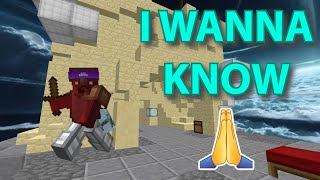 I Wanna Know 🙏 Ranked Bedwars Montage [upl. by Llorrac]