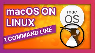 Run macOS on Linux with 1 COMMAND [upl. by Wetzel622]