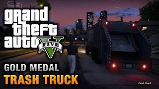 GTA 5  Mission 37  Trash Truck 100 Gold Medal Walkthrough [upl. by Lurlene]