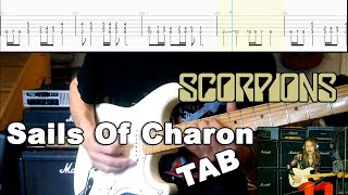 Sails Of Charon  Scorpions Cover amp TAB [upl. by Anitsihc]