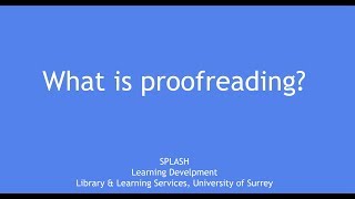 What is proofreading [upl. by Eelan]