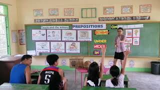 Demo Teaching in English 2 Prepositions [upl. by Jonny639]