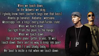 TI Touchdown Ft Eminem Lyrics On Screen [upl. by Frodi]