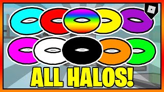 How to get ALL 10 HALOS  SECRET ROOM BADGES in TIME TRIAL  Roblox [upl. by Direj]