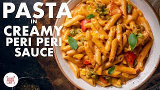 Pasta in Creamy Peri Peri Sauce Recipe  HomeMade Peri Peri Masala  Desi Pasta  Chef Sanjyot Keer [upl. by Ettenwad]