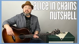 Alice in Chains Nutshell Guitar Lesson  Tutorial [upl. by Eyot]