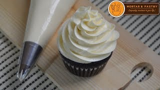 CONDENSED MILK BUTTERCREAM RECIPE  Ep 28  Mortar and Pastry [upl. by Lavella827]