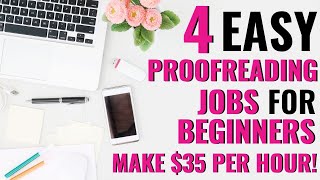 Online Proofreading Jobs for Beginners That Pay 35Hour  Start Working From Home Today [upl. by Ennaegroeg]