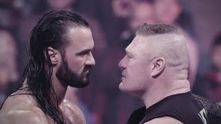 WWE Champion Brock Lesnar battles Drew McIntyre at WrestleMania [upl. by Hairym]