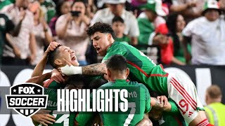 Mexico vs Jamaica Highlights  CONCACAF Gold Cup [upl. by Fernas816]