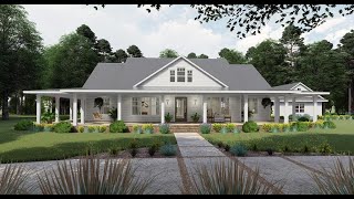 McKay House  Ranch House Plan  Country Floor Plan [upl. by Zed881]