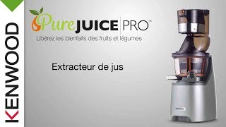 Présentation de l’extracteur de jus Pure Juice PRO JMP800SI de Kenwood [upl. by Bowles]