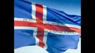 Icelandic National Anthem  quotLofsöngurquot ISEN [upl. by Oralla573]