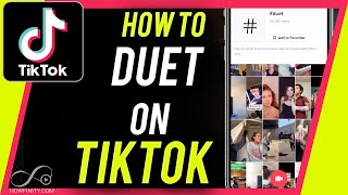 How to Duet on TikTok [upl. by Onitnevuj]