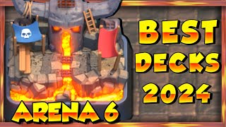 Best Arena 6 Decks Pekka Playhouse Decks in Clash Royale  Best Clash Royale Arena 6 DECKS 2024 [upl. by Olifoet448]