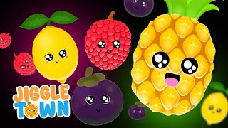 Party Dancing Fruits  Colorful Fruit sensory video [upl. by Ahse]