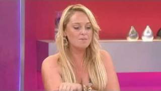 Josie Gibson talking about her split from John James on Loose Women  9th May 2011 [upl. by Eillo991]