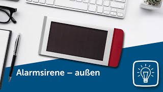 Produktvorstellung Alarmsirene  außen  Homematic IP [upl. by Cohdwell]