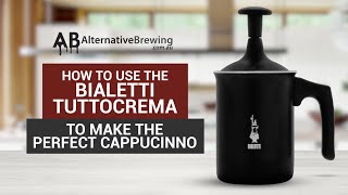 How to Use the Bialetti Tuttocrema Milk Frother [upl. by Aihsak]