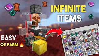 EASY Piglin TradingBartering Farm 117 Minecraft Bedrock Edition Tutorial  MCPEPs4Xbox [upl. by Bryner]