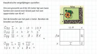 Kwadratische vergelijkingen opstellen 3 HAVO [upl. by Ynnos895]