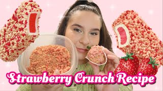 The BEST amp EASIEST Strawberry Crunch Crumble Recipe [upl. by Kacy806]