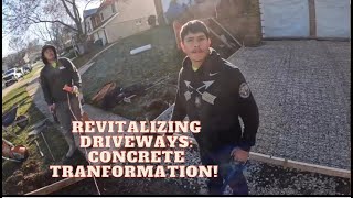 Revitalizing Driveways Concrete Transformation [upl. by Zoeller234]