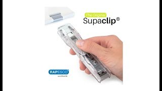 Rapesco Supaclip  How to use the Supaclip Dispenser [upl. by Cosette]