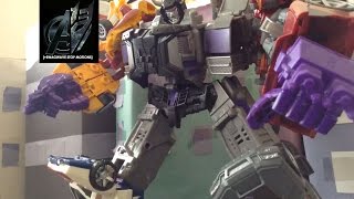 Transformers Stop MotionCombiner Wars Superion vs Menasor Stop Motion [upl. by Harte226]