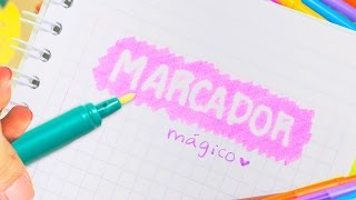 MARCADOR MÁGICO ¡ Borra Tinta  FÁCIL Paso a paso ✎ Craftingeek [upl. by Airyk104]