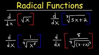 Derivatives of Radical Functions [upl. by Emilia]