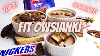 NAJLEPSZE FIT PIECZONE OWSIANKI NA ĹšWIECIE TOP 3 ZDROWE SĹODYCZE đźŤ«đźŤŞ [upl. by Gut]