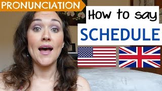 How to Pronounce SCHEDULE US UK amp Australian pronunciation [upl. by Roshelle479]