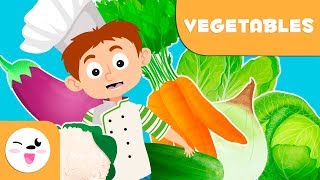 Learning Vegetables  Fun Way to Build Your Childs Vocabulary [upl. by Enirbas]