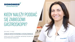 Kiedy należy poddać się gastroskopii  Centrum Medyczne Sonomed [upl. by Suneya]