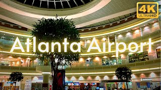 Atlanta Airport Tour Train 4k ATL HartsfieldJackson [upl. by Genvieve392]