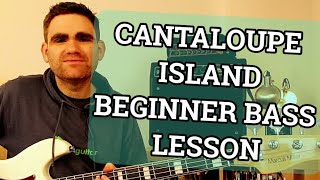 Cantaloupe Island  Beginner Bass Guitar Lesson [upl. by Corkhill]