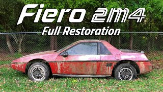 3 Year Timelapse  Fiero Restoration  Abandoned for 20 Years [upl. by Ivers700]