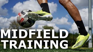 5 Training Drills For MIDFIELDERS  Five Simple Midfielder Exercises [upl. by Stagg]