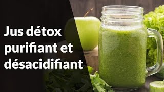 Recette Healthy  Jus Detox [upl. by Nahtonoj]