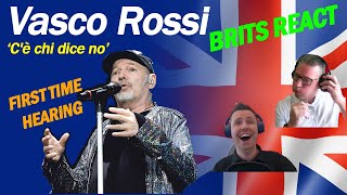 Vasco Rossi  Cè chi dice no LIVE 2017 BRITS REACT [upl. by Ahsiam]