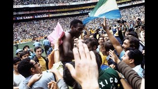 Pelé Brazil ♕ All skills goals assists in World Cup 1970 ⚽️ ITV English Commentary [upl. by Targett]