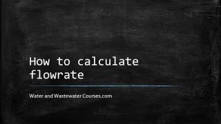 How to calculate flowrate [upl. by Marabel41]