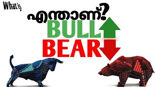 BULL AND BEAR EXPLAINED IN MALAYALAM [upl. by Anelas]